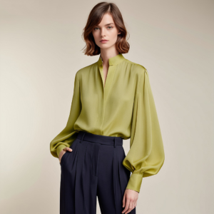 "The Roma" Silk Blouse - Image 5
